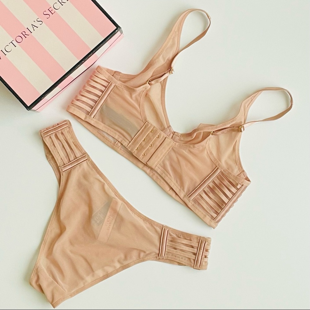 32C SMALL Victoria’s Secret nude bra set - Picture 5 of 7